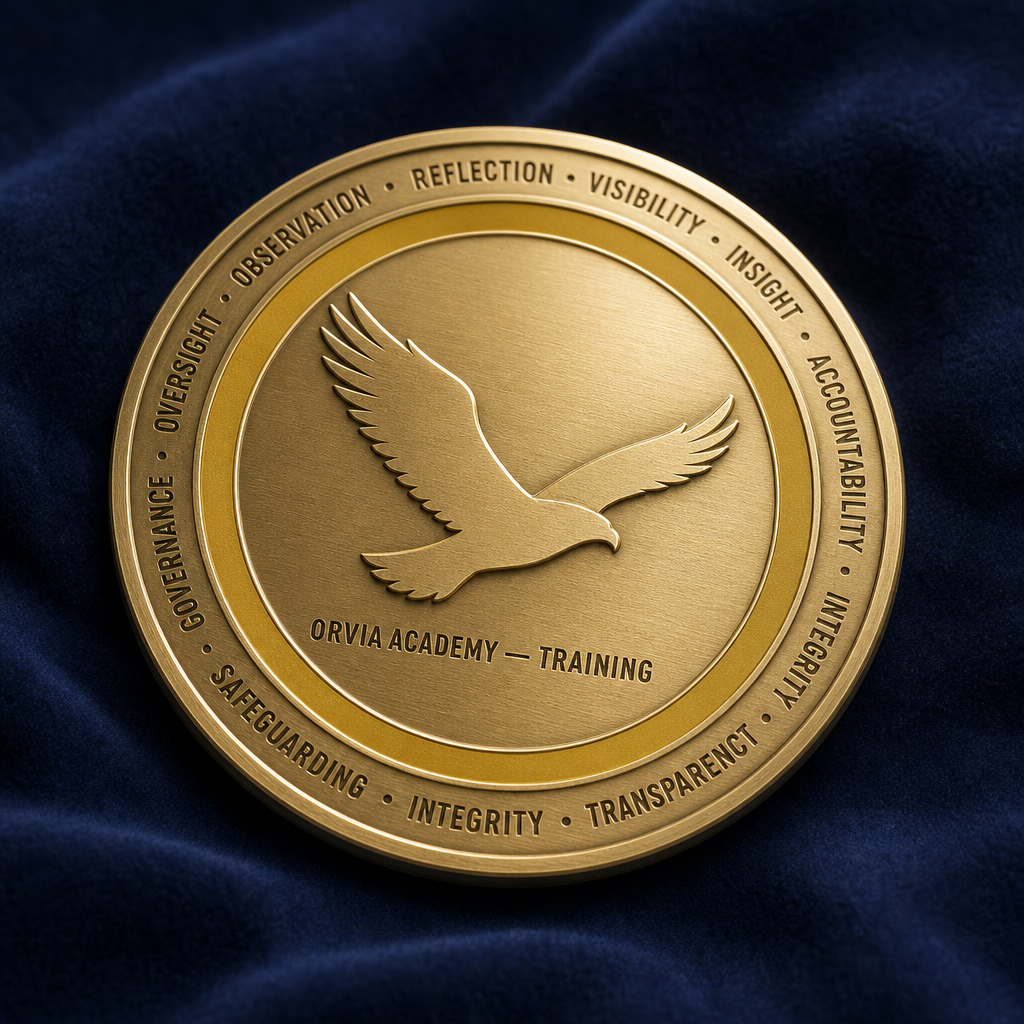 ORVIA Challenge Coin — ORVIA Academy Training (Gold)