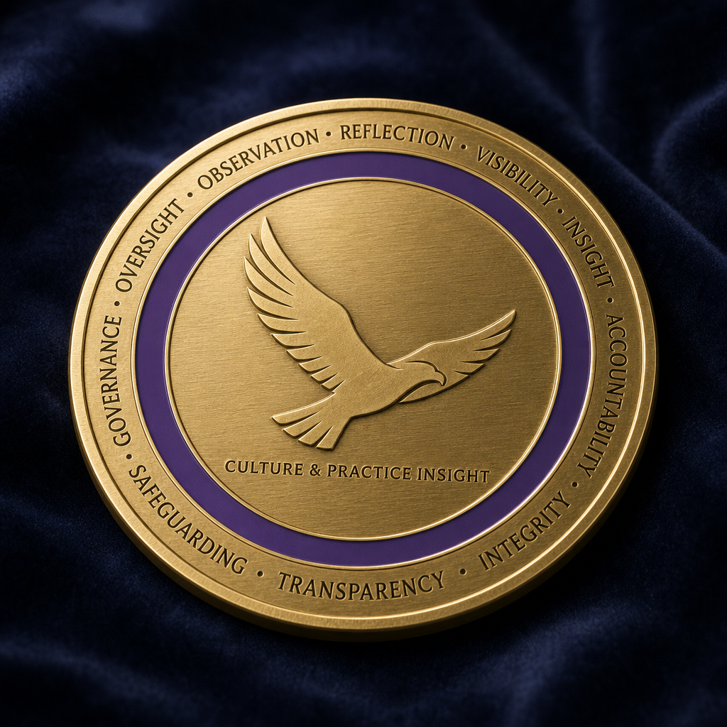 ORVIA Challenge Coin — Culture & Practice Insight (Purple)